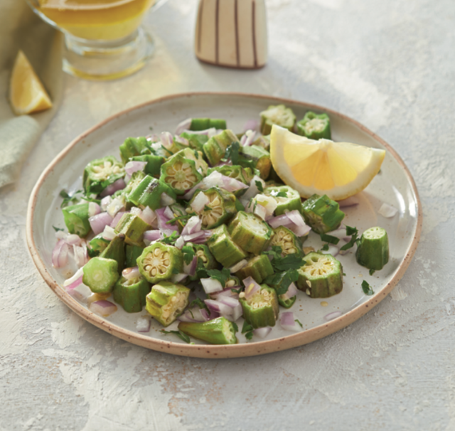 Okra Salatası – Bamya Salatası